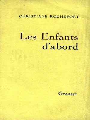 cover image of Les enfants d'abord